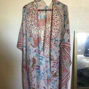 Plus size kimono coverup